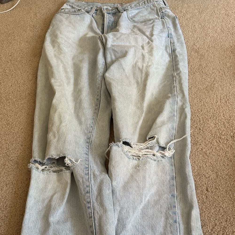 GUESS light wash jeans. size 30. slightly used condition
